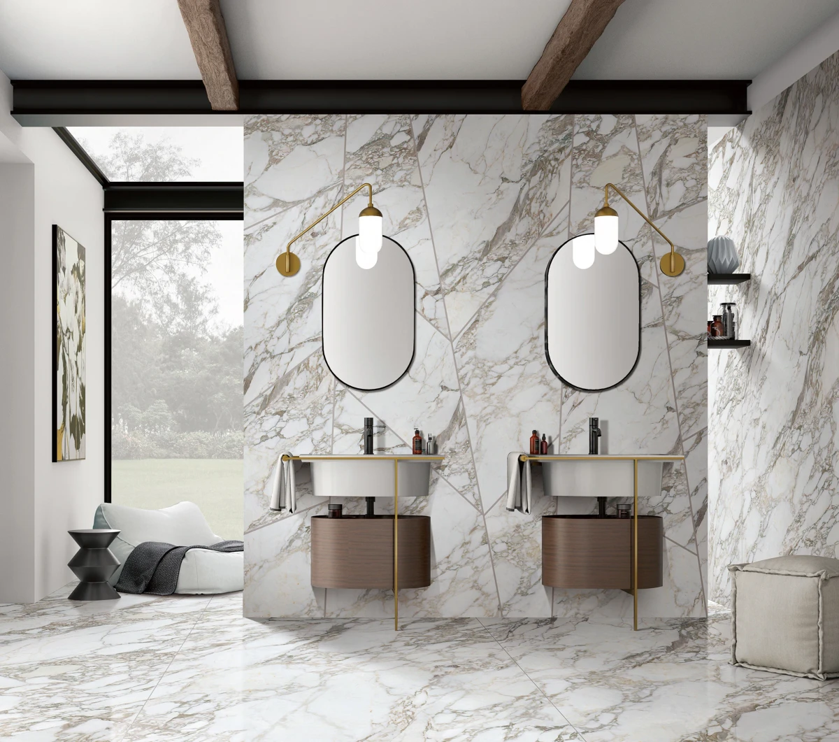 Arabescato Room Scene (5)